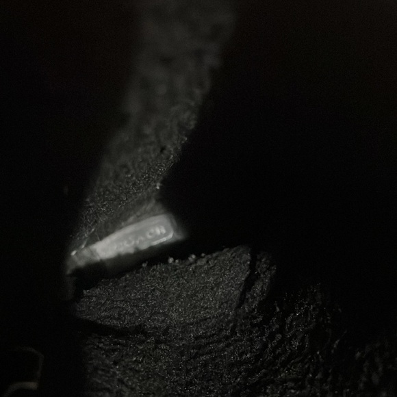 Pre Owned Coach Black Logo C Casual Woman’s boots Size 7.5 - Picture 8 of 10